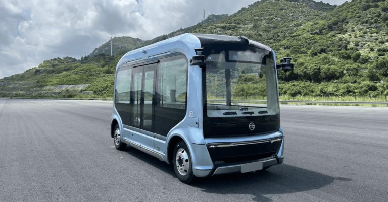 Robobus, soon to be deployed at Zurich Airport to transport employee in a self-driving vehicles